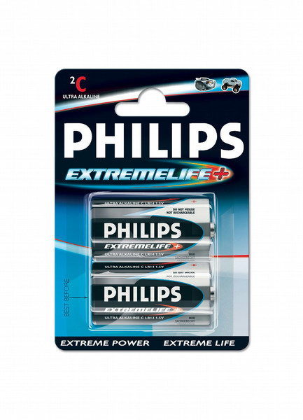 Philips ExtremeLife Battery LR14-P2/12B