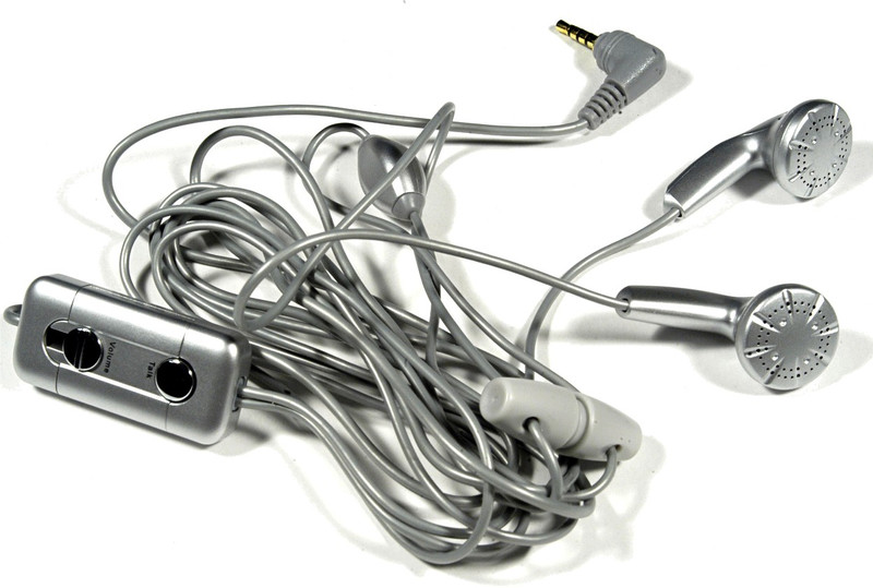 Qtek Stereo Headset Binaural Wired Silver mobile headset