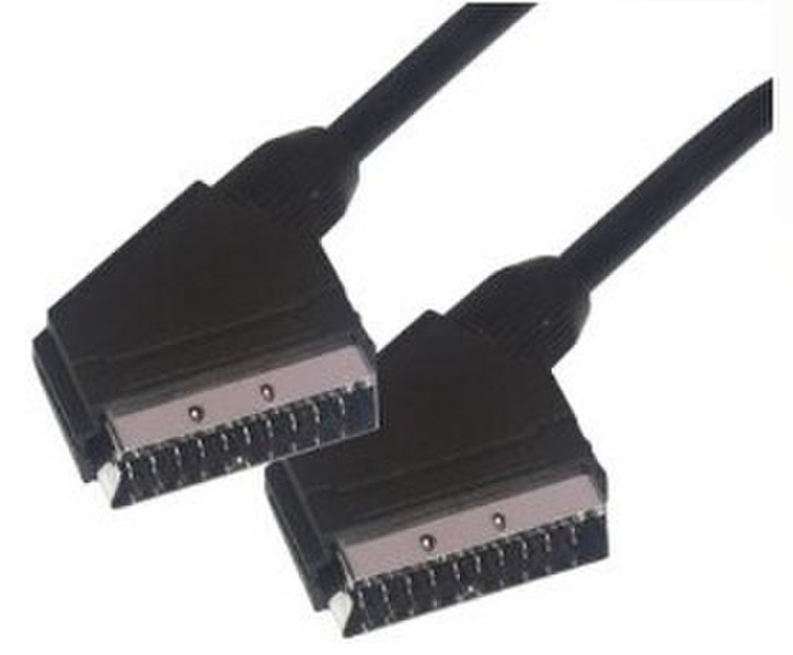 MCL MC752-1.5M 1.5м SCART (21-pin) SCART (21-pin) Черный SCART кабель
