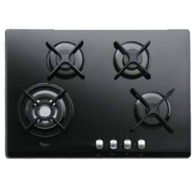 Whirlpool AKT 466 Встроенный Gas hob Черный