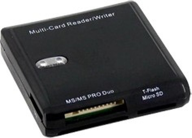 Astrotek AT-VCR-390 USB 2.0 Черный устройство для чтения карт флэш-памяти