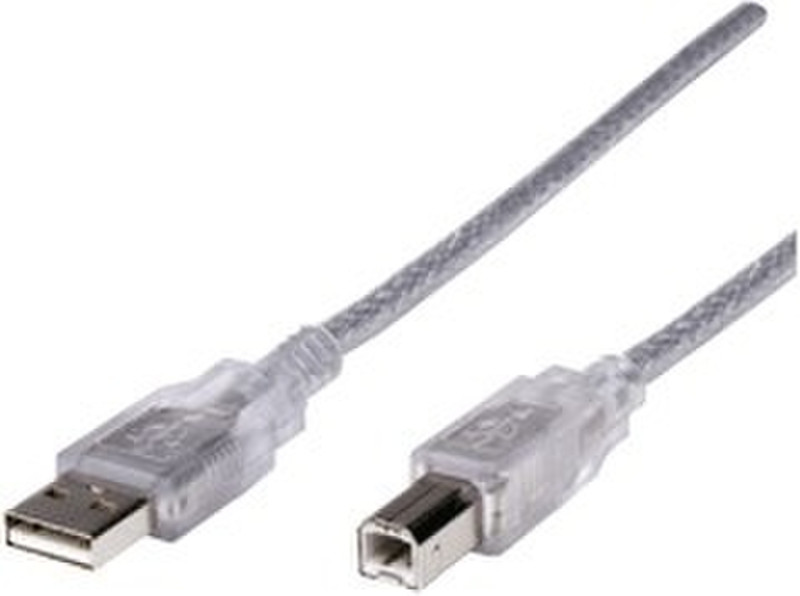 Astrotek 2m USB 2.0 A/B Cable 2м USB A USB B Прозрачный кабель USB