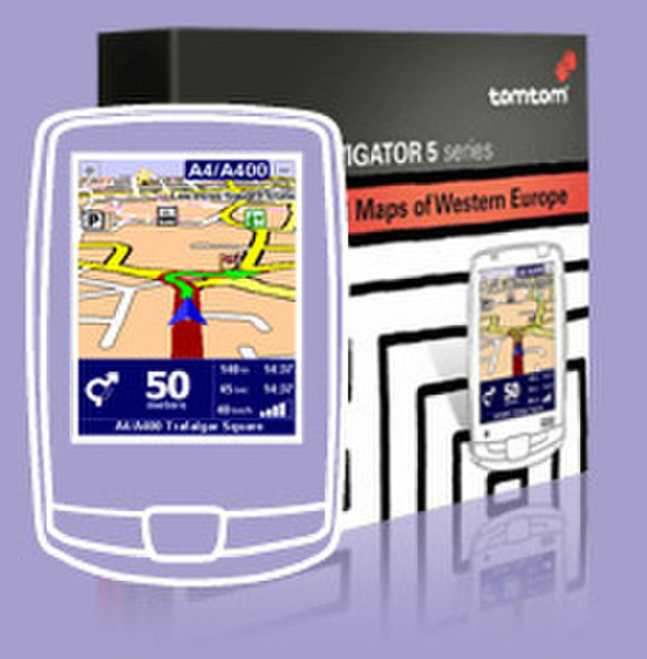 TomTom Upgrade to Navigator 5 - Software & Maps of Western Europe