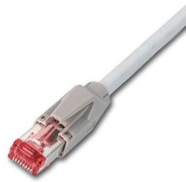 Jyh Eng Technology LAN Patch Cable S/FTP Cat.6, 1m 1m Grey networking cable