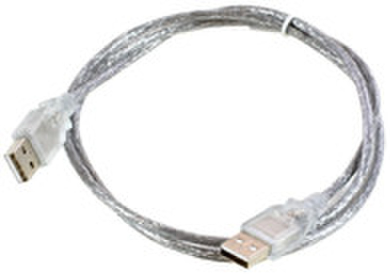 Microconnect USB 2.0 A-A 3m M-M 3m USB A USB A Transparent USB cable
