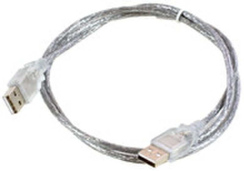 Microconnect USB 2.0 A-A 5m M-M 5m USB A USB A Transparent USB Kabel