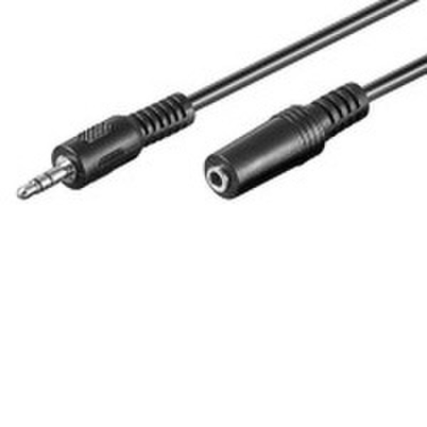 Microconnect 3.5mm/3.5mm 1.5m M-F 1.5m 3.5mm 3.5mm Black audio cable