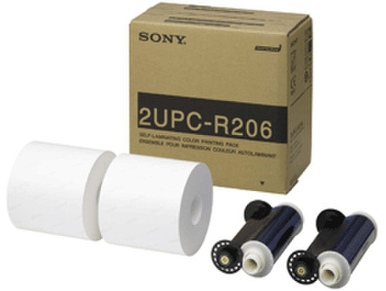 Sony 2UPC-R206 Черный, Белый фотобумага