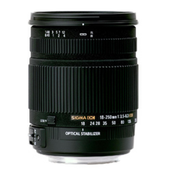 Sigma 18-250mm F3.5-6.3 DC (OS) Macro HSM SLR Macro lens Black