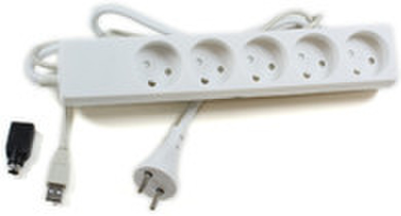 Microconnect GRUUSB Weiß Stromverteilereinheit (PDU)