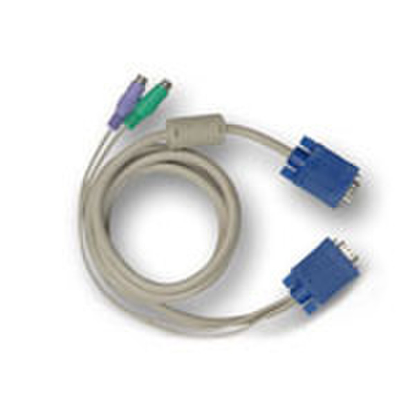 Intronics KVM combi connection cable PS/2 and USB KVM switch