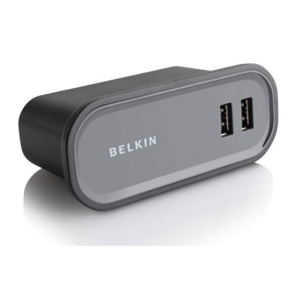 Belkin F4U017ER 480Мбит/с Черный хаб-разветвитель