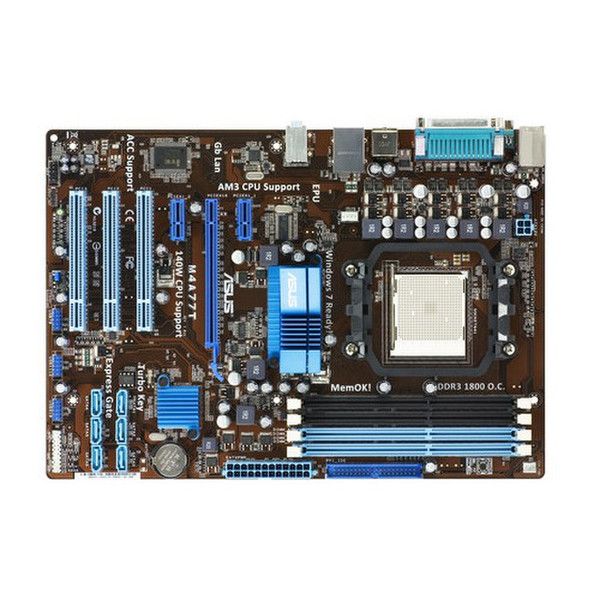 ASUS M4A77T AMD 770 Socket AM3 ATX motherboard