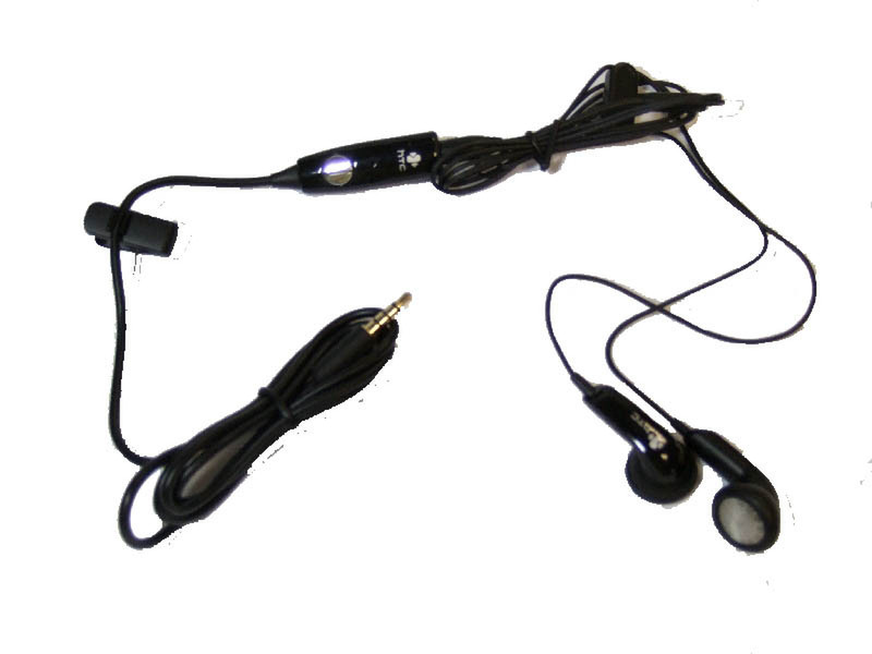 HTC HS U350 In-ear Binaural Wired Black mobile headset