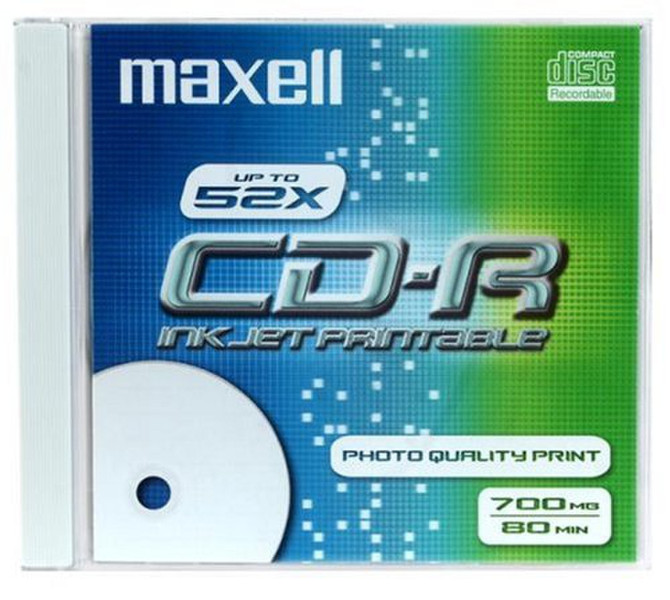 Maxell CD-R Printable 100 Pack CD-R 700MB 100Stück(e)