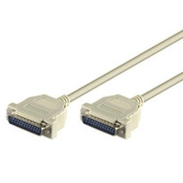 Microconnect DB25-DB25 M-M 3m 3m DB25 DB25 Beige serial cable