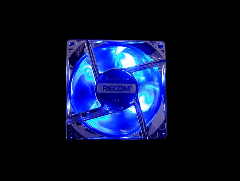 Recom RC-8025M-S-LED Computergehäuse Ventilator Computer Kühlkomponente