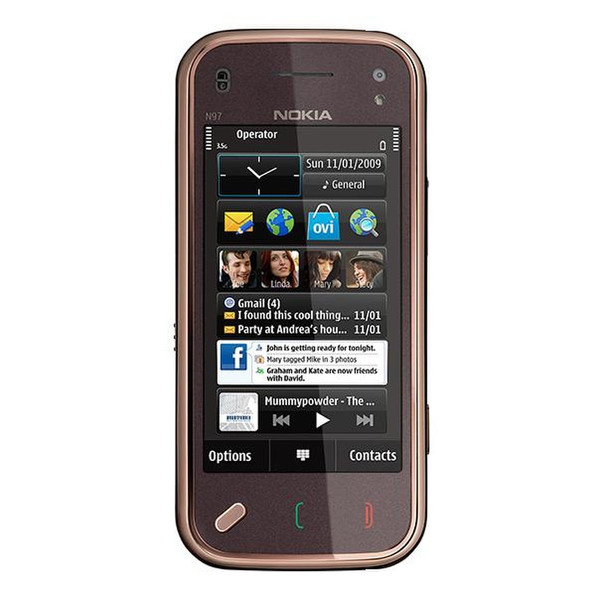 Nokia N97 mini Braun Smartphone