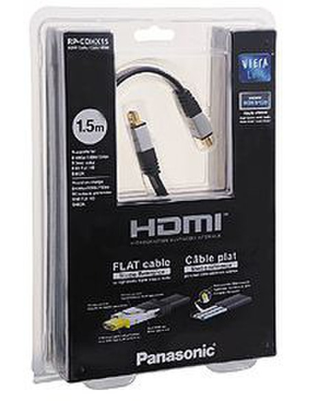 Panasonic RP-CDHX15E-K 1.5m HDMI HDMI Black HDMI cable