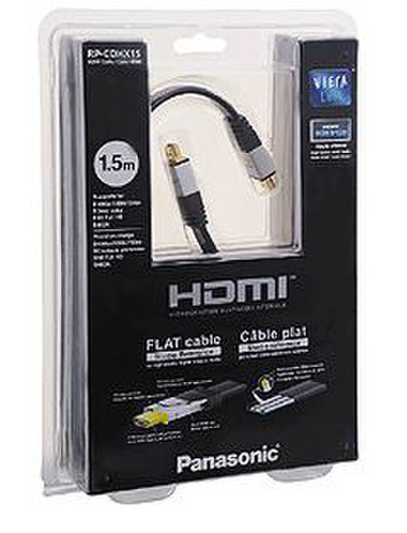 Panasonic RP-CDHX15E-K 1.5m HDMI HDMI Schwarz HDMI-Kabel