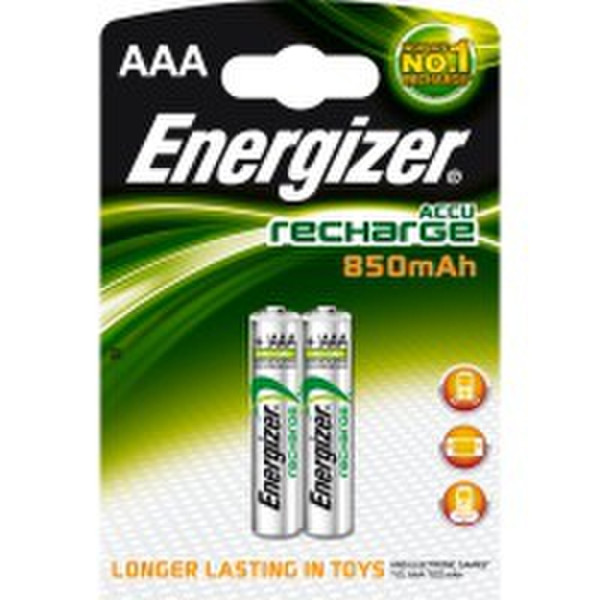 Energizer ENAAAN004A Никель-металл-гидридный (NiMH) 850мА·ч 1.2В аккумуляторная батарея