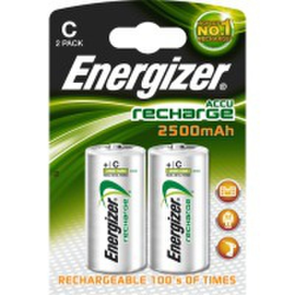 Energizer C BS2 Nickel-Metal Hydride (NiMH) 2500mAh 1.2V rechargeable battery
