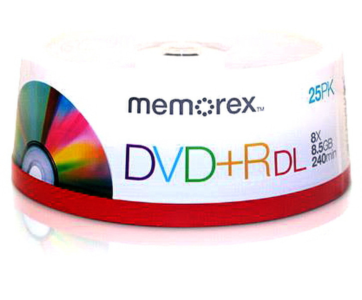 Memorex DVD+R 8.5ГБ DVD+R 25шт