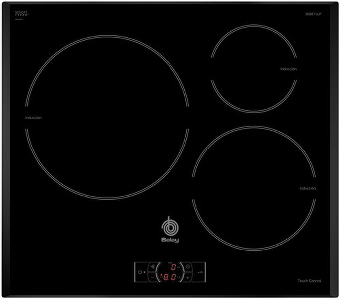 Balay 3EB815LP built-in Induction Black hob