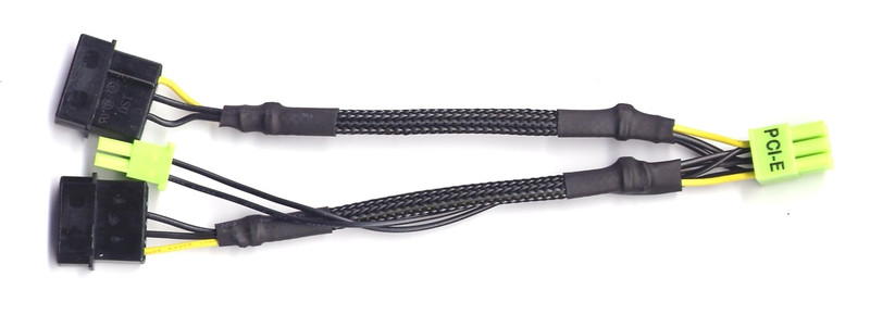 Recom Game Connect 0.15m PCI-E Cable PCI-E 2x 4-8-pin PCI-E Black cable interface/gender adapter