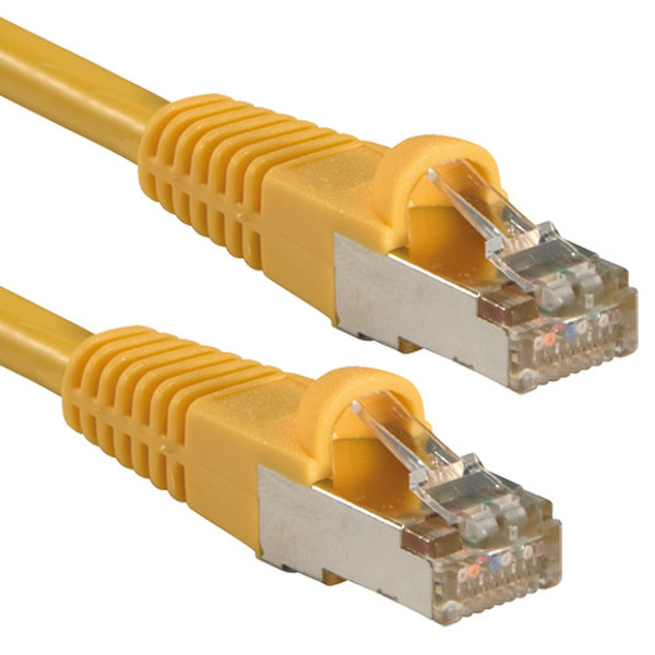 Lindy Cat.6 S/FTP PIMF Patch Cable, 10m 10м Желтый сетевой кабель