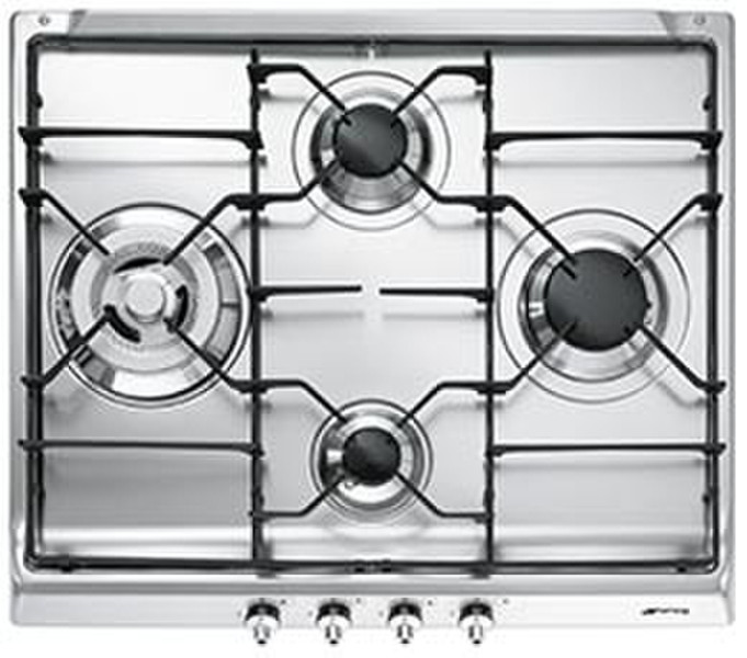 Smeg SER60S3 Встроенный Gas hob Нержавеющая сталь плита