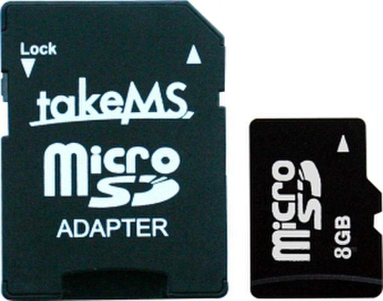 takeMS Micro SDHC Class 4 8ГБ MicroSDHC карта памяти
