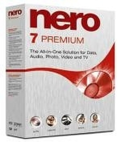 Nero 7 Premium, CD, EN, WIn32 , Retail 1пользов. ENG