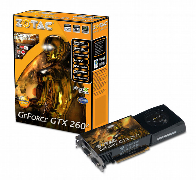 Zotac ZT-X26E3KM-FSP GeForce GTX 260 GDDR3 graphics card