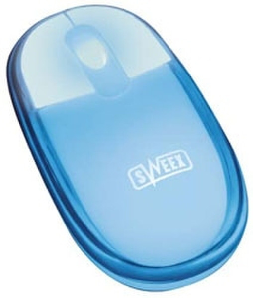 Sweex Optical Mouse Neon White, USB + PS/2 USB+PS/2 Оптический 400dpi Белый компьютерная мышь
