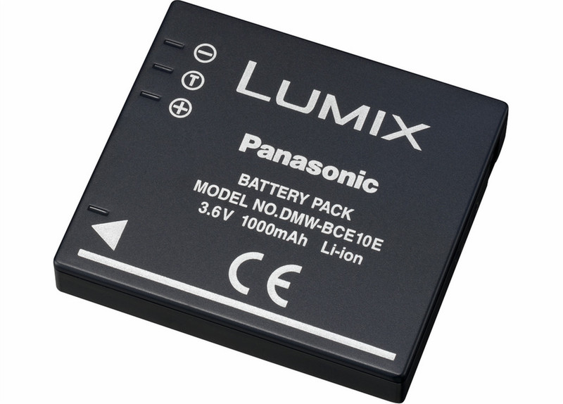 Panasonic DMW-BCE 10 E Lithium-Ion (Li-Ion) 1000mAh 3.6V Wiederaufladbare Batterie