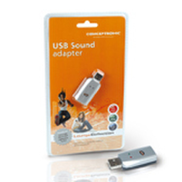 Conceptronic USB Sound Adapter интерфейсная карта/адаптер