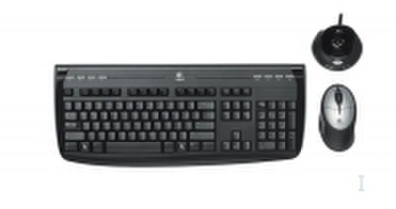 Labtec Cordless 1500 RF Wireless Black keyboard