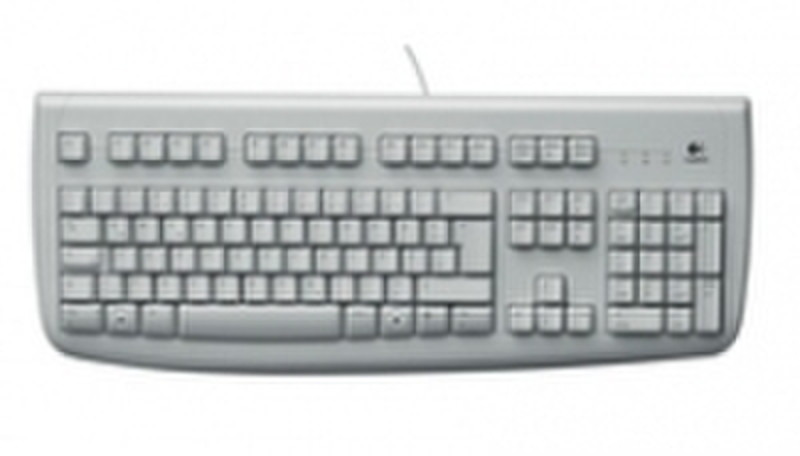 Labtec DeLuxe 250 PS/2 Weiß Tastatur