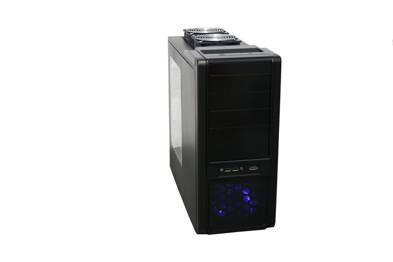 Recom PowerStation EVO Liquid Midi-Tower Черный системный блок