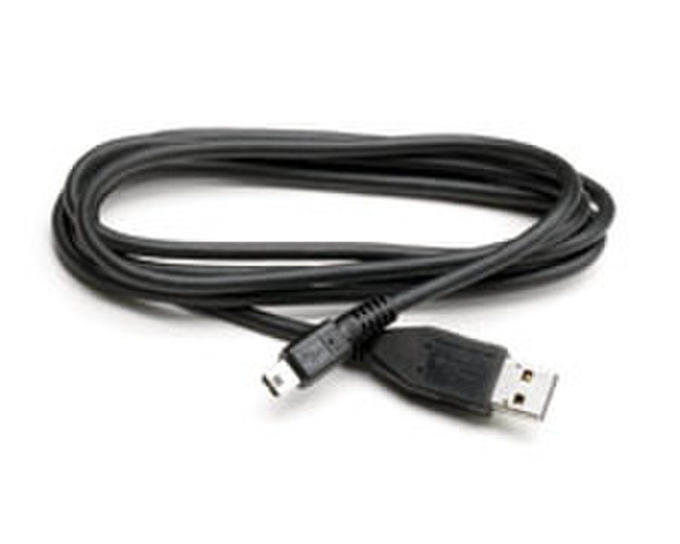 BlackBerry 6200/ 6500/ 7100/ 7200/ 7500 Series USB Charging & Data Sync Cable Schwarz Handykabel