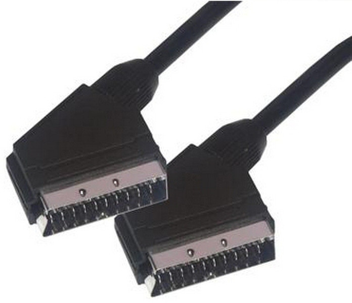 MCL MC752-2M 2m SCART (21-pin) SCART (21-pin) Schwarz SCART-Kabel