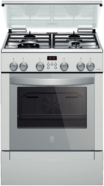 Balay 3CGX468BT Отдельностоящий Gas hob Нержавеющая сталь кухонная плита