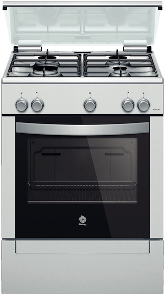 Balay 3CGX462BT Отдельностоящий Gas hob Нержавеющая сталь кухонная плита