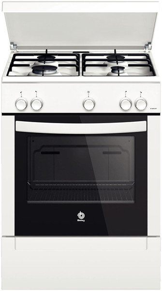 Balay 3CGB462BT Freestanding Gas hob White cooker