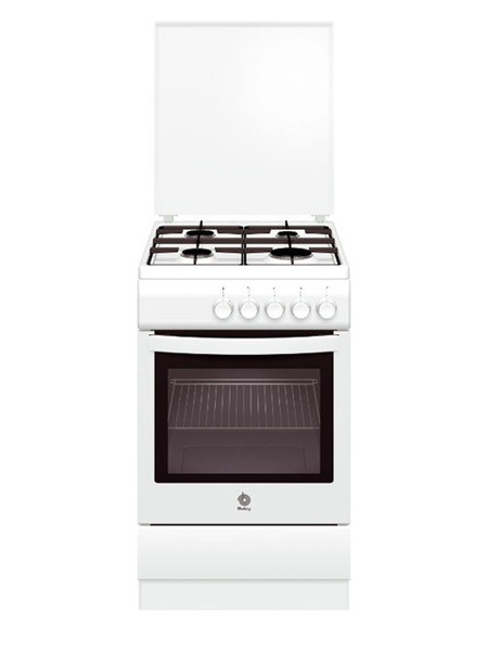 Balay 3CGB340BP Freestanding Gas hob White cooker