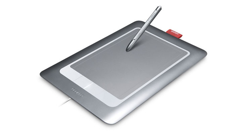 Wacom Bamboo CTH661 2540линий/дюйм 190 x 130мм USB Серый графический планшет