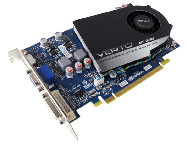 PNY VCGGT2405G5XPB GeForce GT 240 GDDR5 graphics card