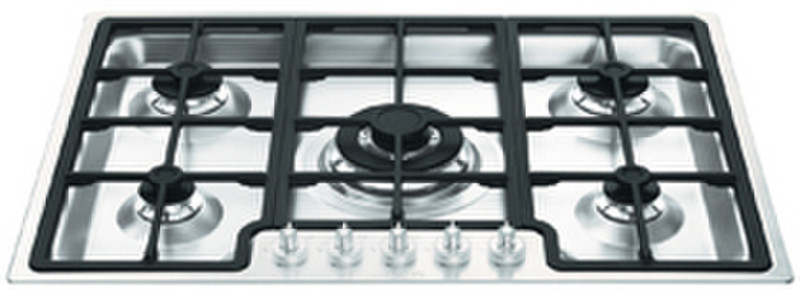 Smeg PGF75SC3 built-in Gas hob Stainless steel hob