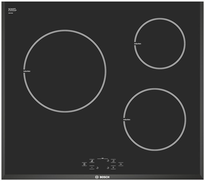 Bosch PIM651R14E Встроенный Induction hob Черный плита